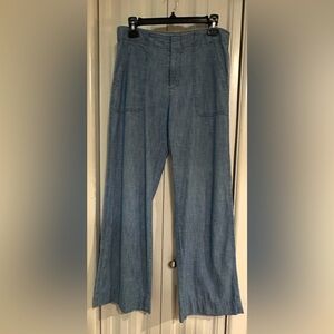 GAP Lightweight Denim-like Wide Leg Pants